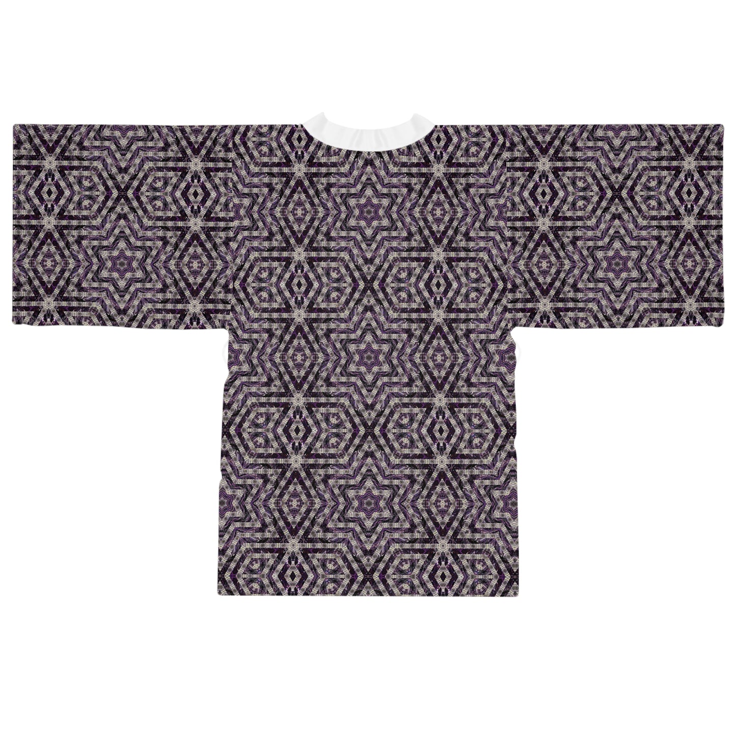 Long Sleeve Kimono Robe - P5 Kaleidoscopic No.24
