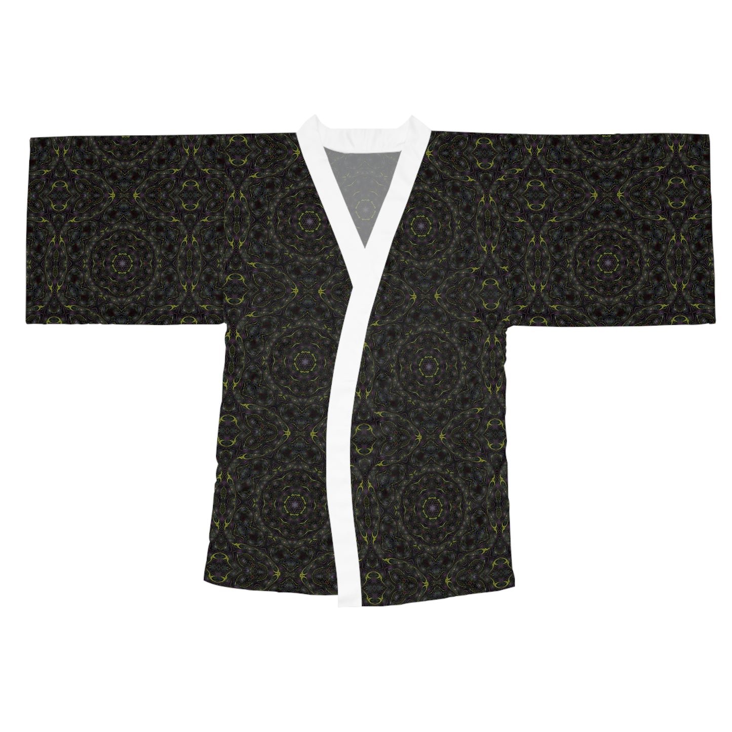 Long Sleeve Kimono Robe - P5 Kaleidoscopic No.17