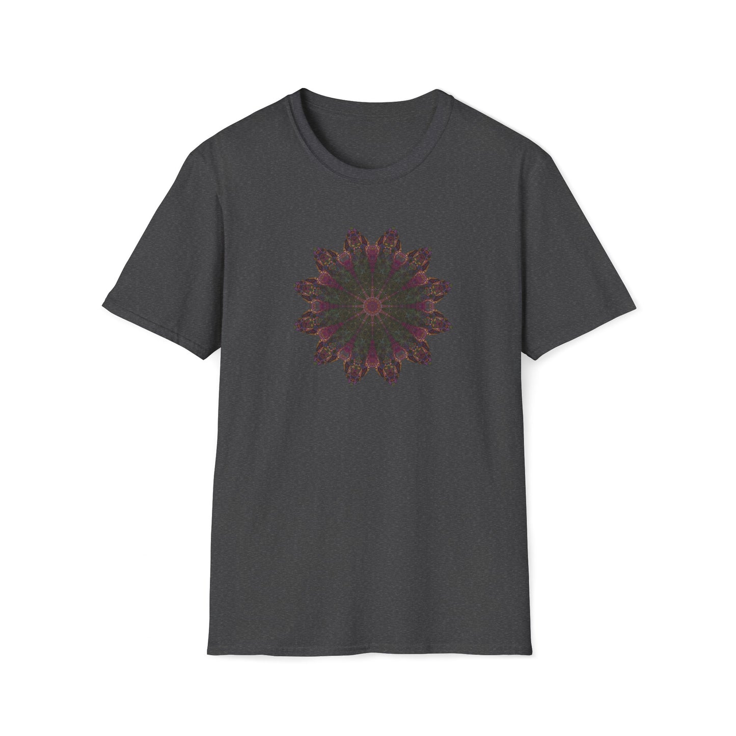 Unisex Softstyle T-Shirt - Love Light Mandalas No.7