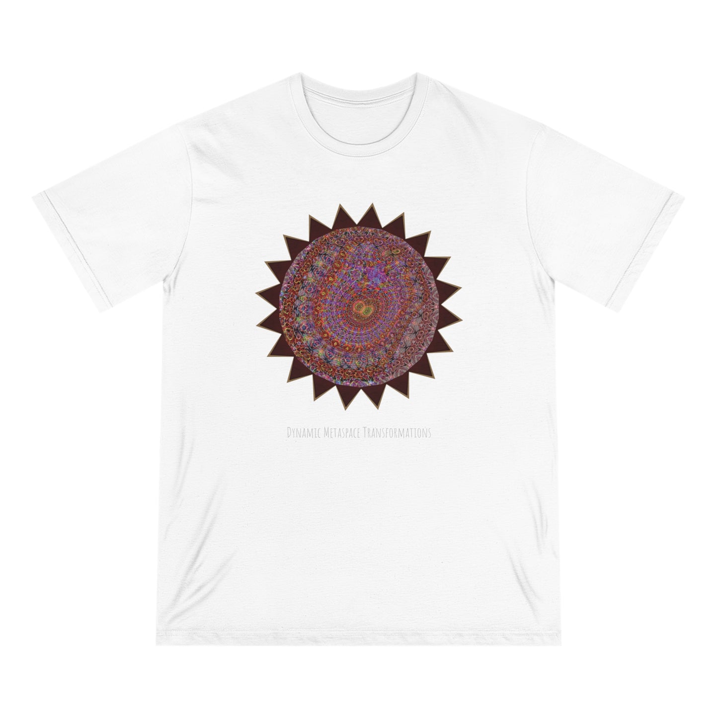 Organic Staple T-shirt - Mycelium Mandalas No.M18K4