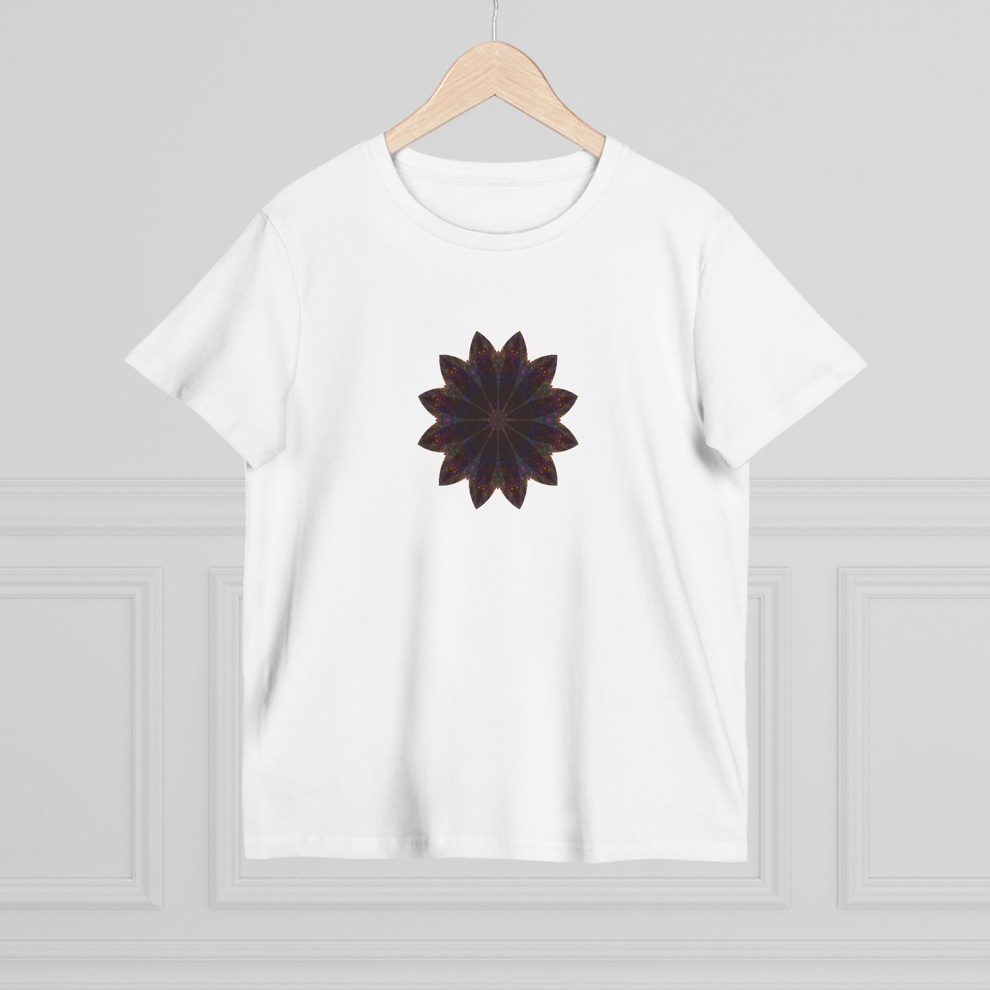 Women’s Maple Tee - Love Light Mandalas No.10