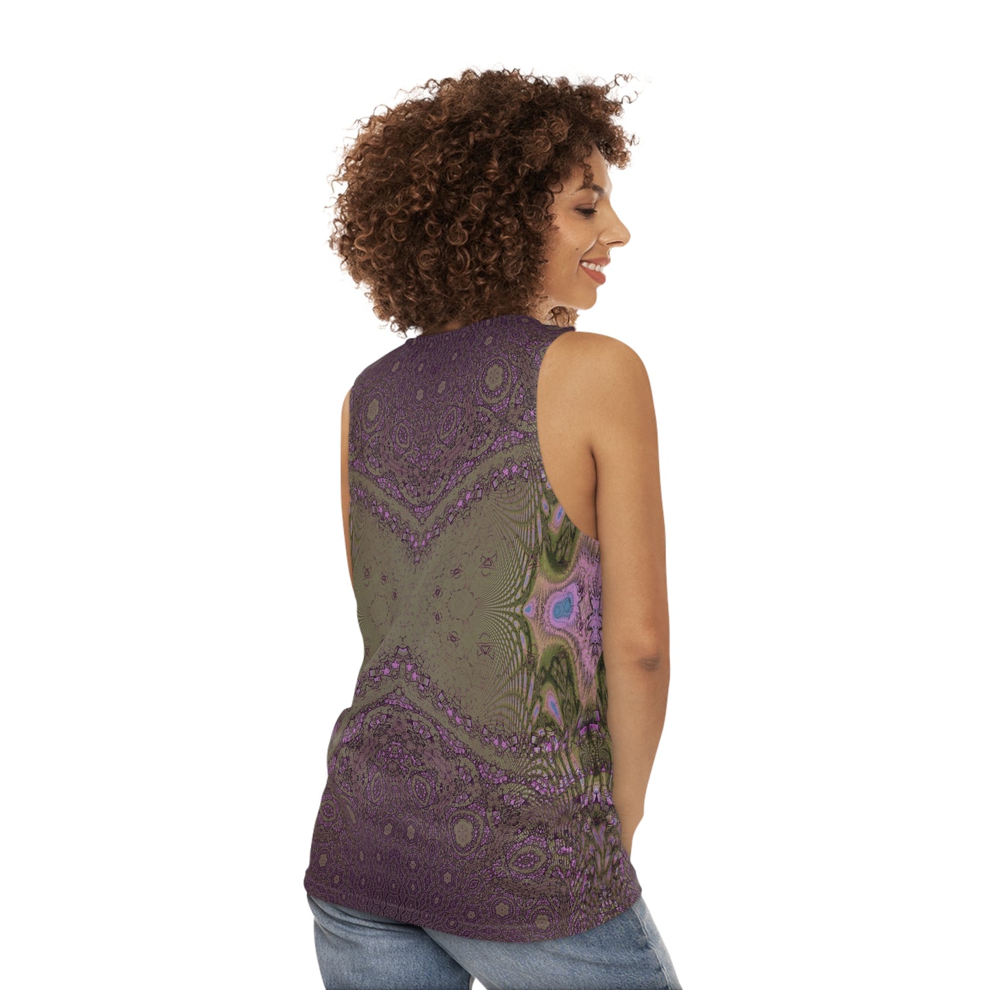 Unisex Tank Top - Love Light Fractals No.11
