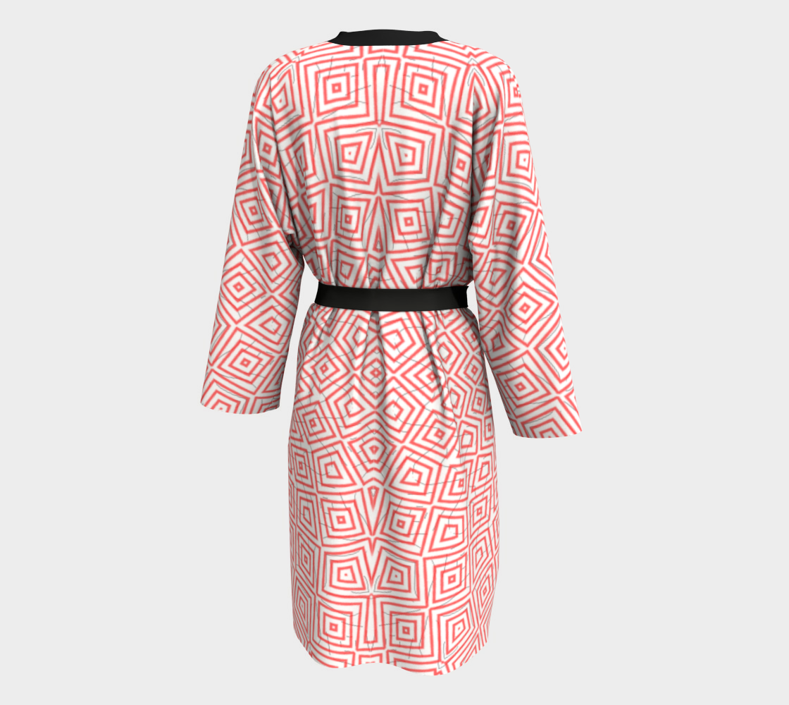 Silk Peignoir - Negligence Series No.1 Red