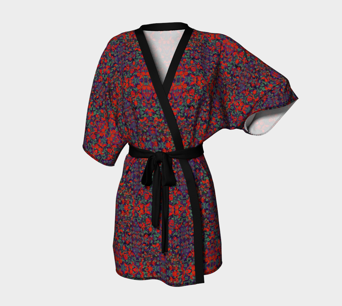 Silk Kimono Robe - Hidden Weave No.25
