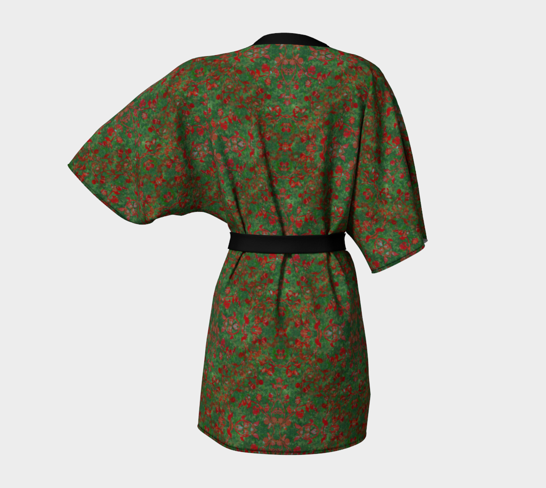 Silk Kimono Robe - Hidden Weave No.28