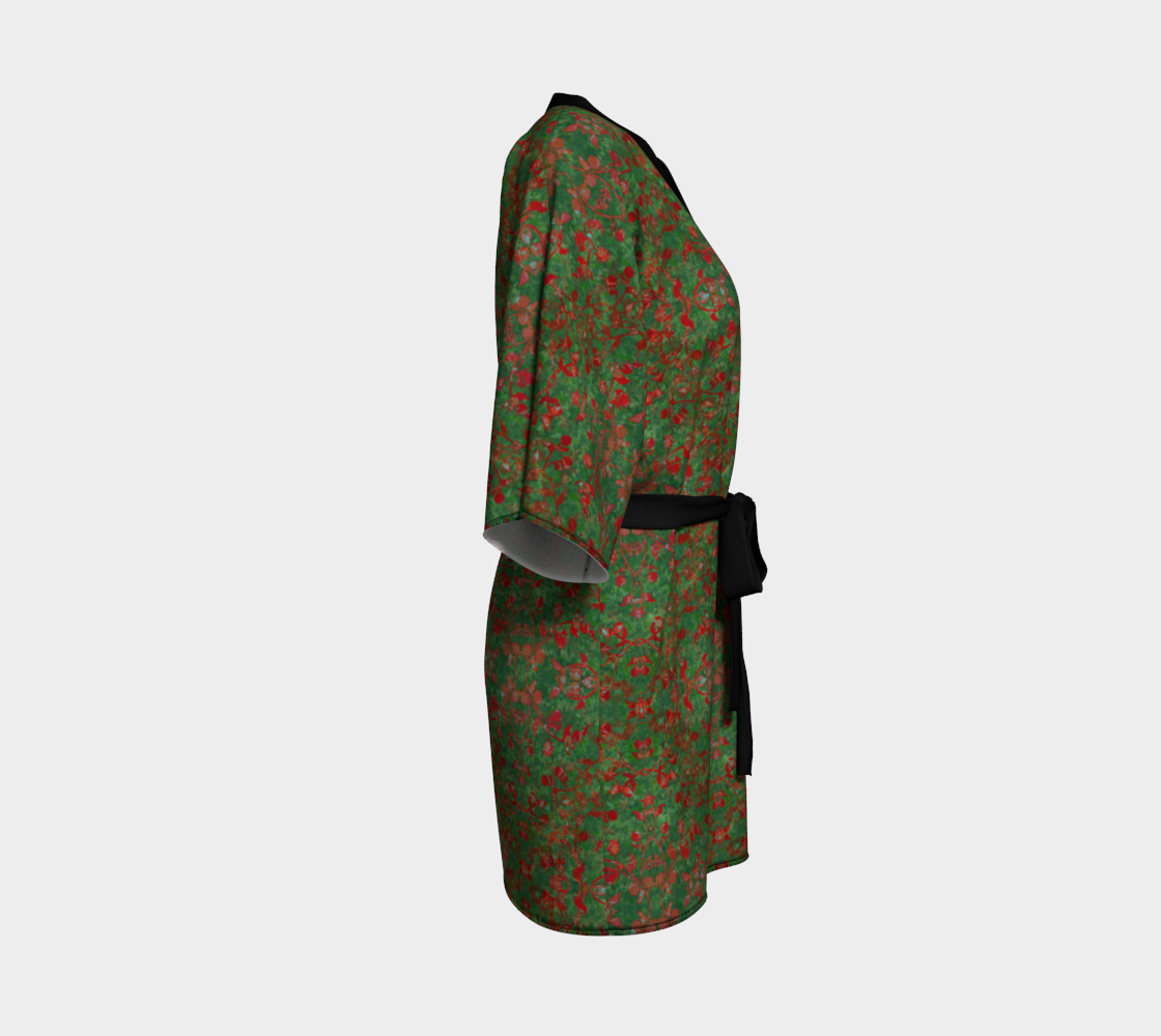 Silk Kimono Robe - Hidden Weave No.28