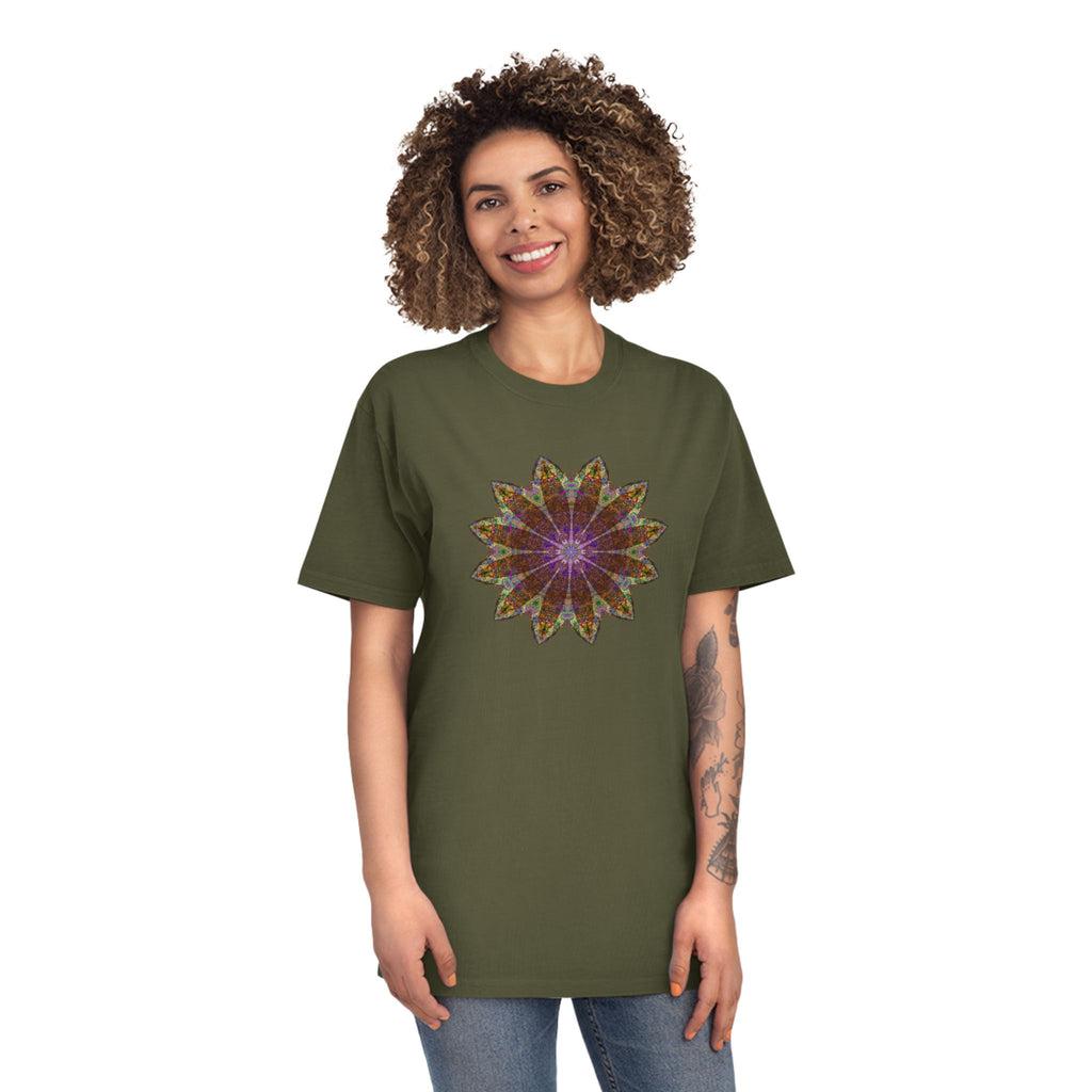 Unisex Faded Shirt - Love Light Mandalas No.13
