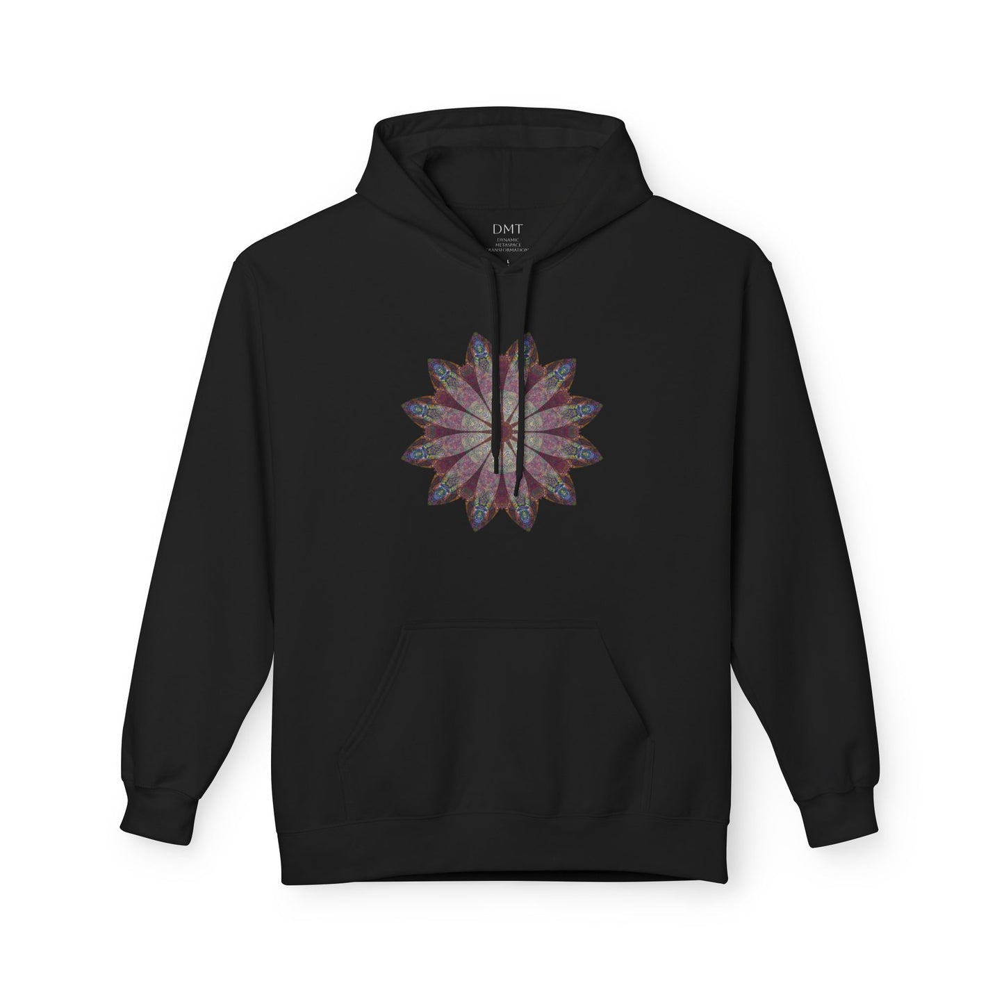 Unisex Midweight Softstyle Fleece Hoodie - Love Light Mandalas No.9