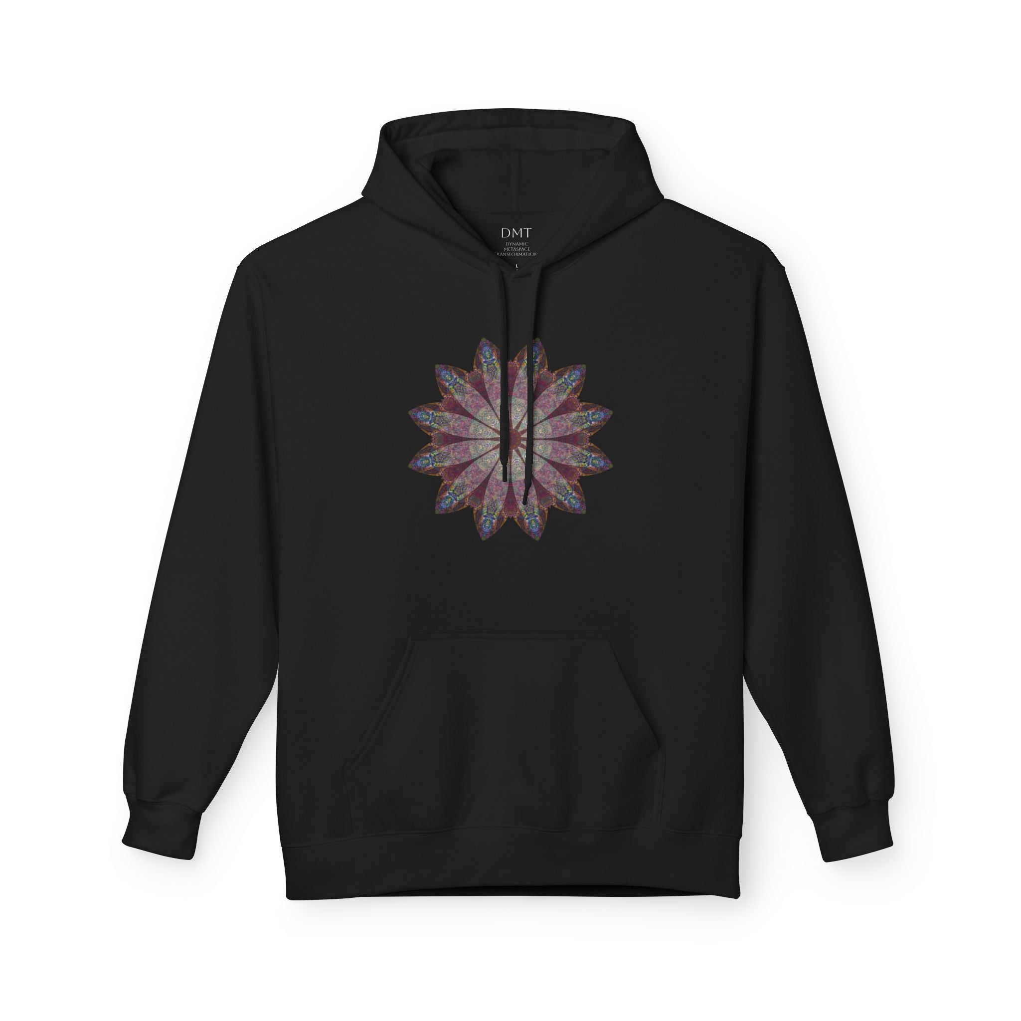 Unisex Midweight Softstyle Fleece Hoodie - Love Light Mandalas No.9