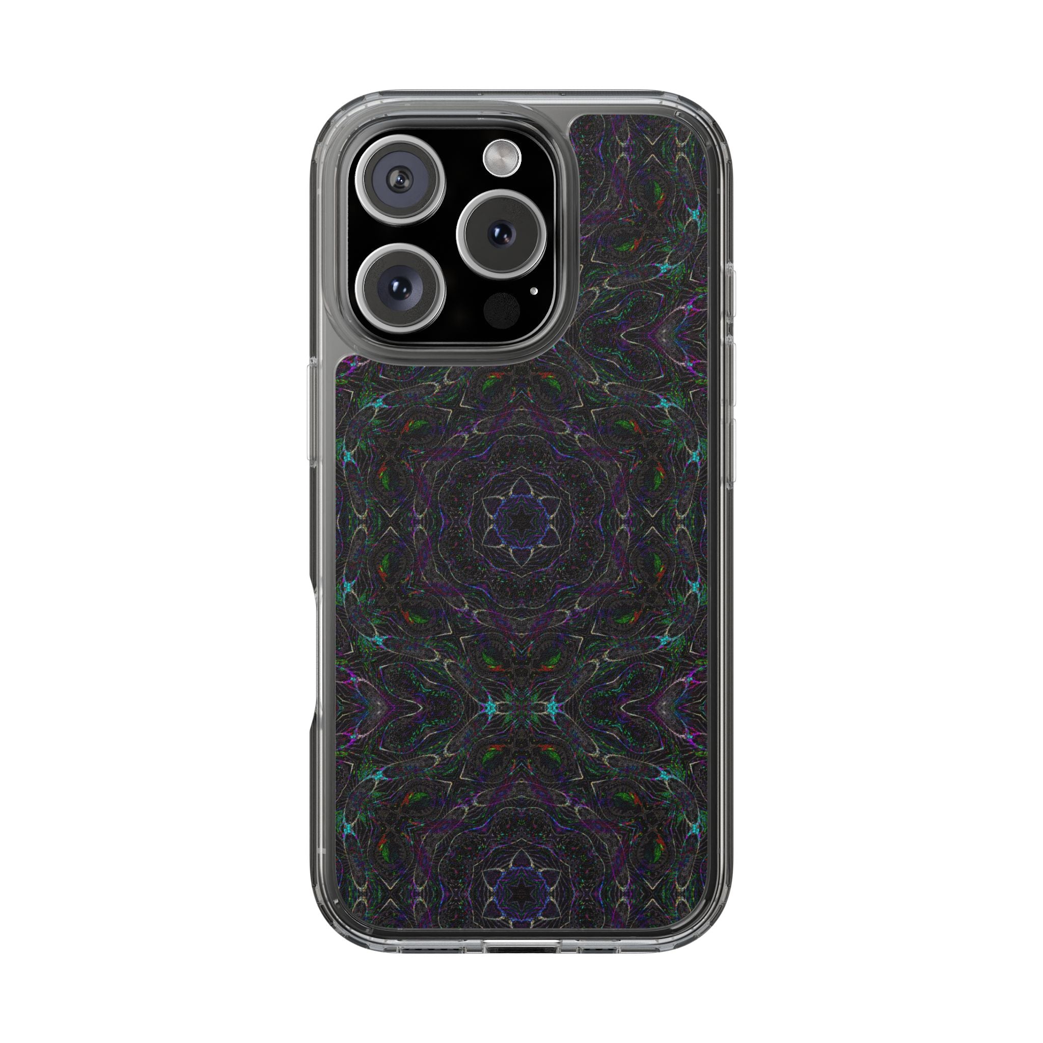 iPhone 16 Clear Case – P5 Kaleidoscopic No.32