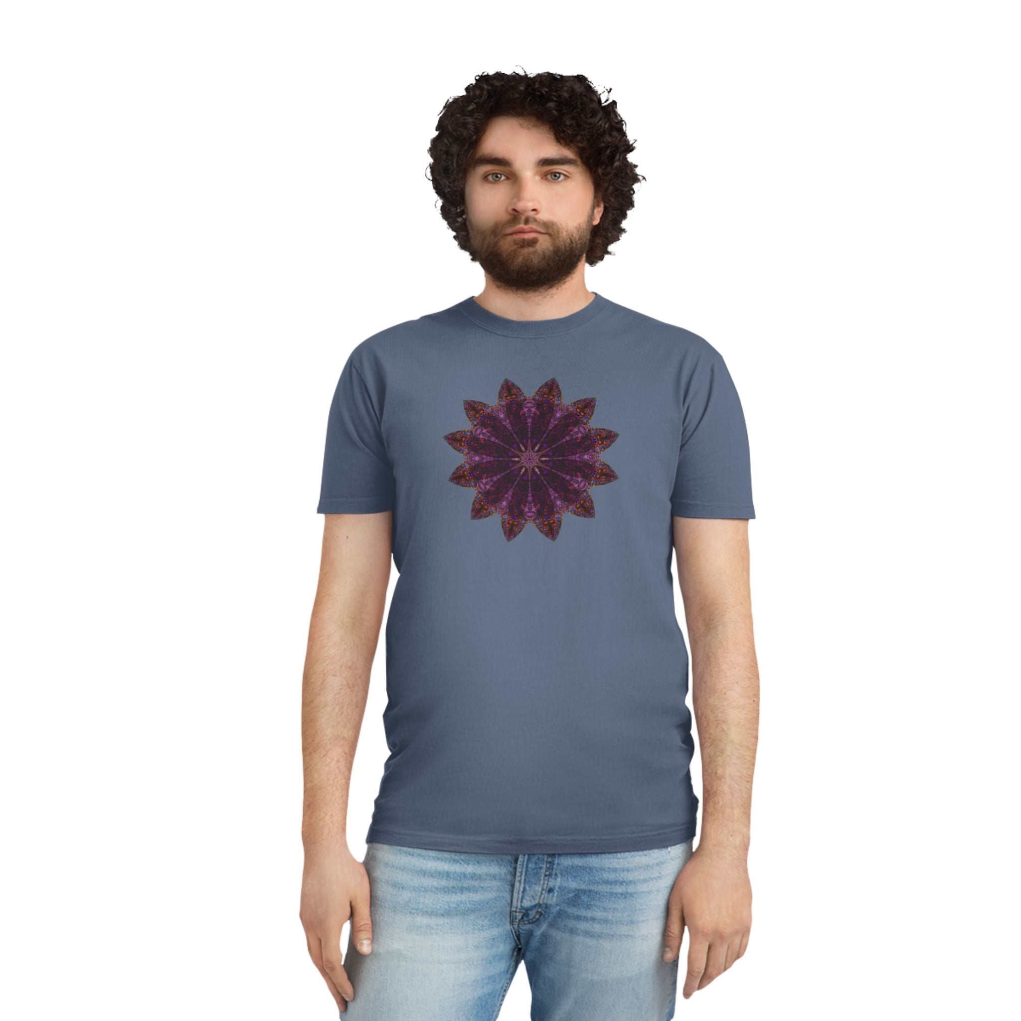 Unisex Faded Shirt - Love Light Mandalas No.15