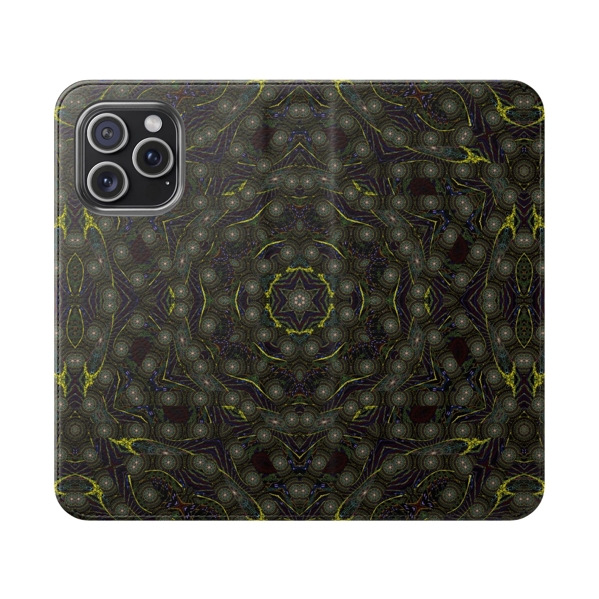 iPhone 15 Flip Case - P5 Kaleidoscopic No.2