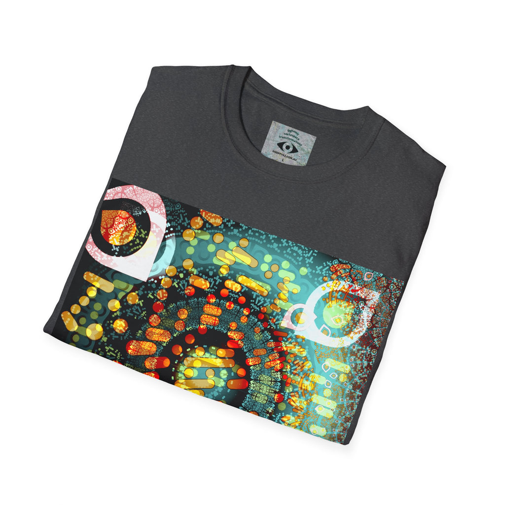 Unisex Softstyle T-Shirt - Psychedelic QR No.1