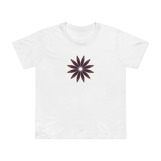Women’s Maple Tee - Love Light Mandalas No.2