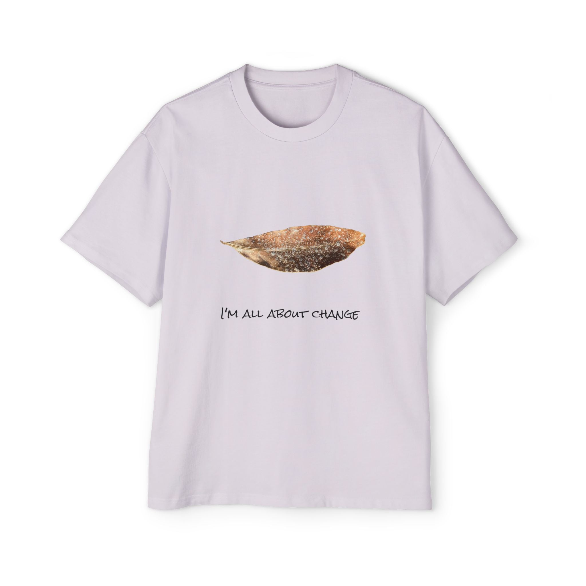 Men's Heavy Oversized Tee - All About Change No.1