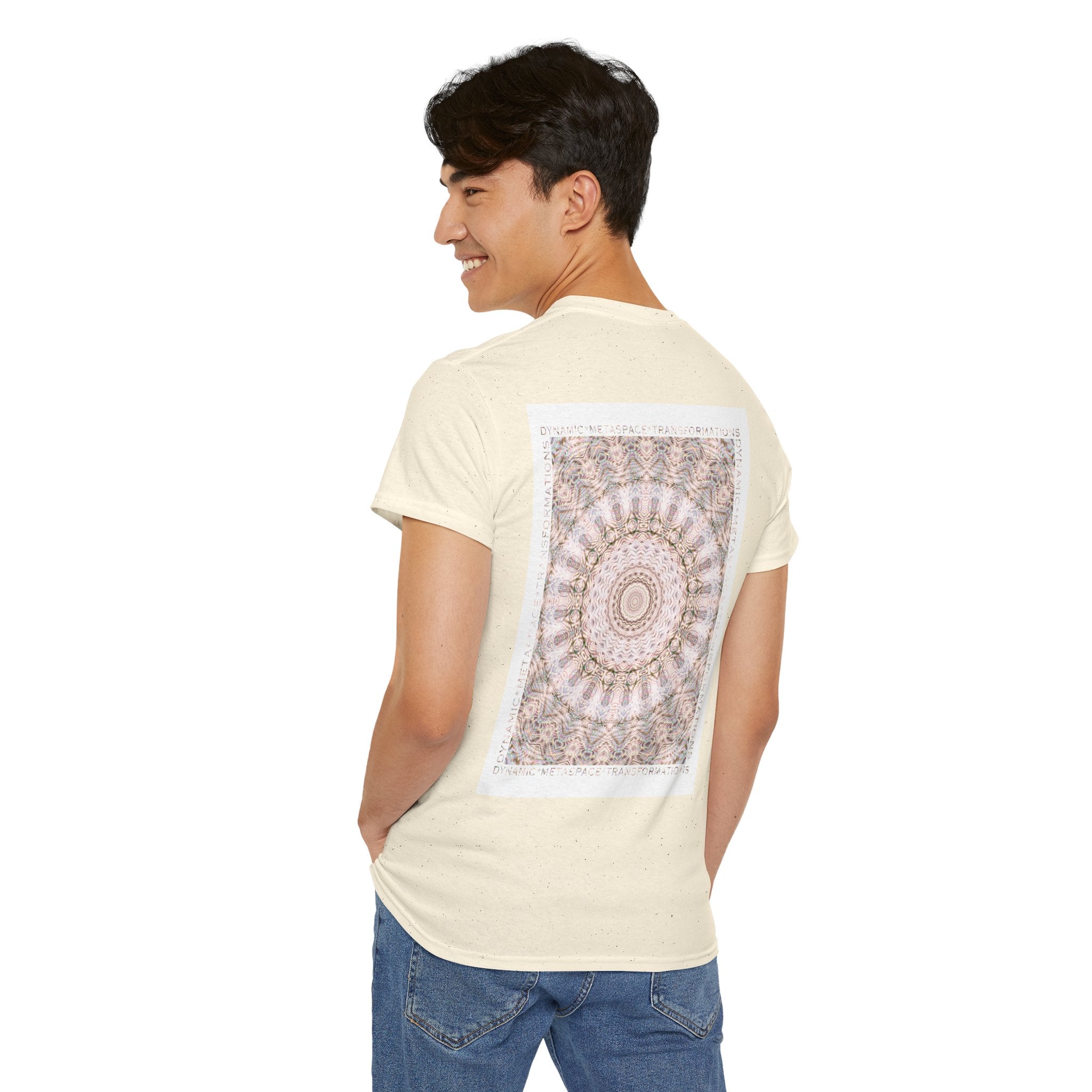 Unisex Heavy Cotton Tee (Back) - DMT Seer No.12