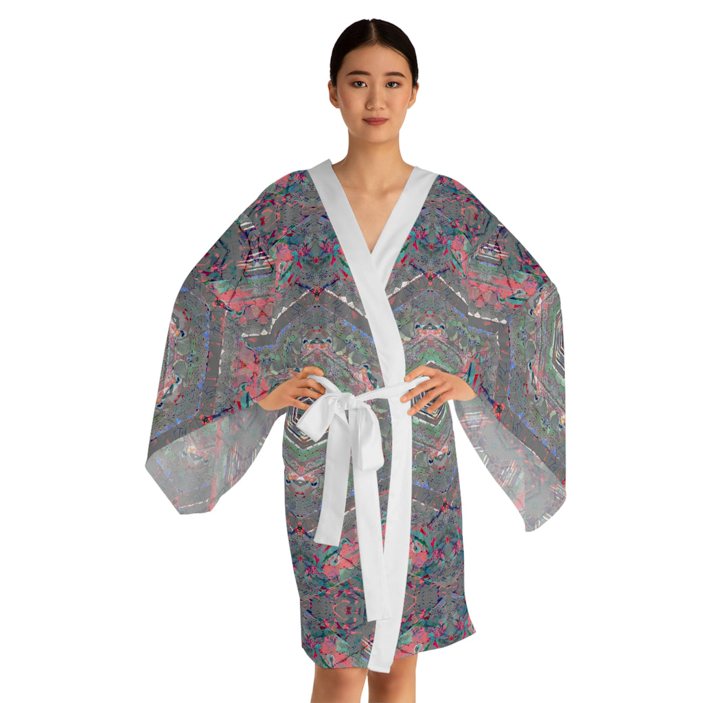 Long Sleeve Kimono Robe - DK Series No.9