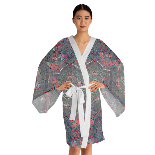 Long Sleeve Kimono Robe - DK Series No.9