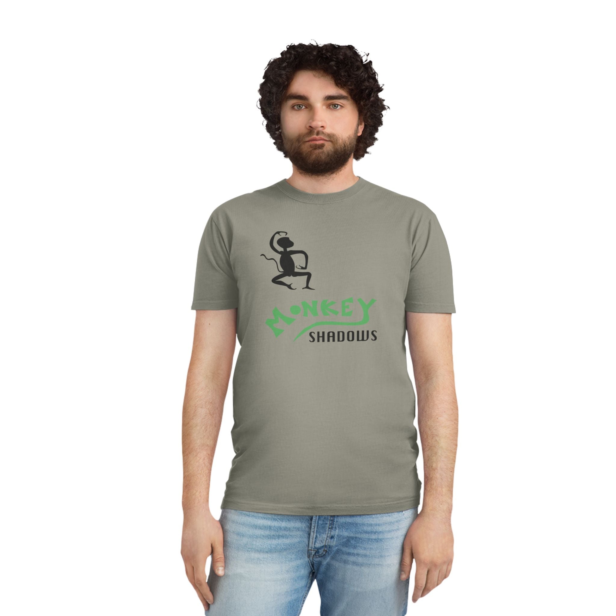 Unisex Faded Shirt - Monkey Shadows