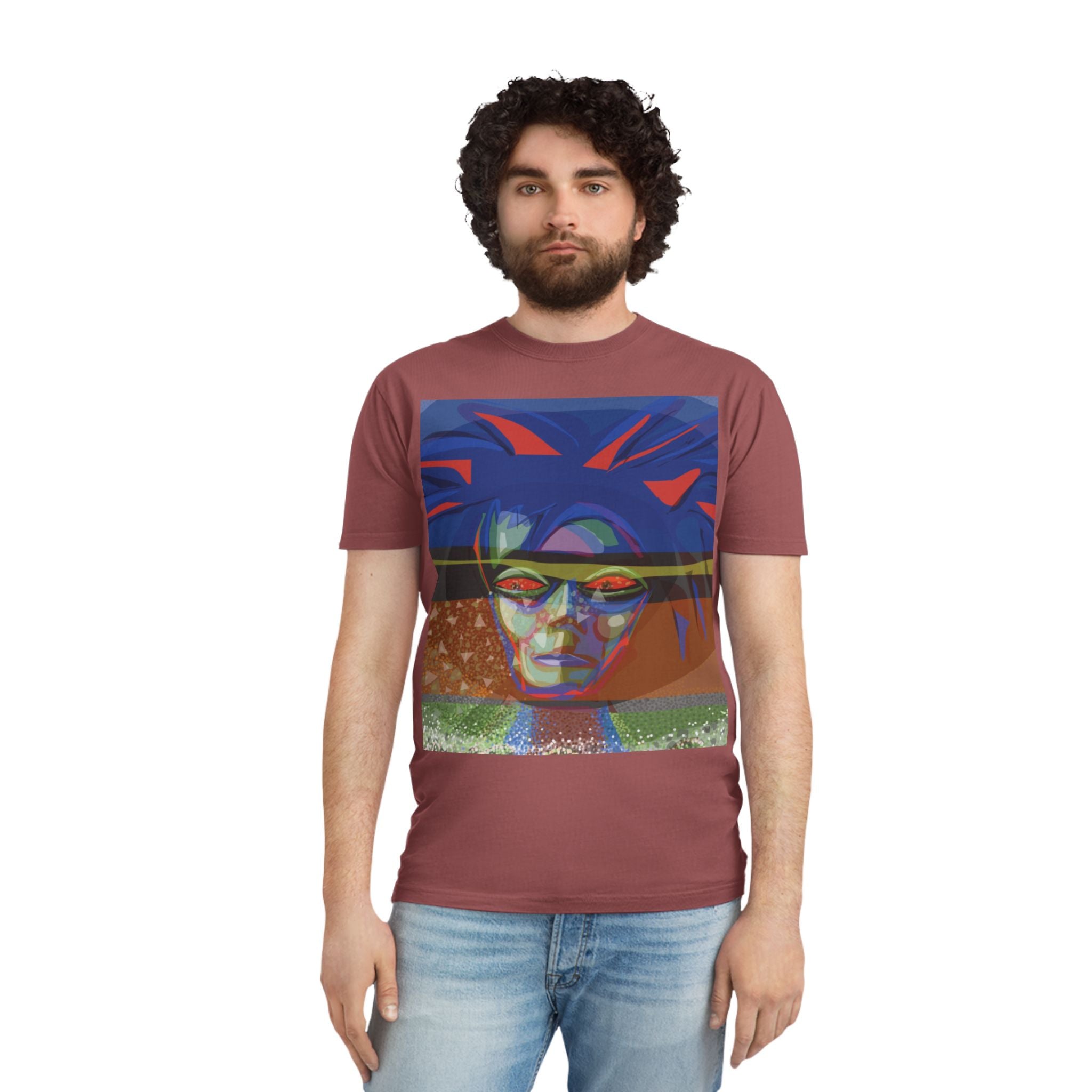 Unisex Faded Shirt -The Traveller Series (Seeing)