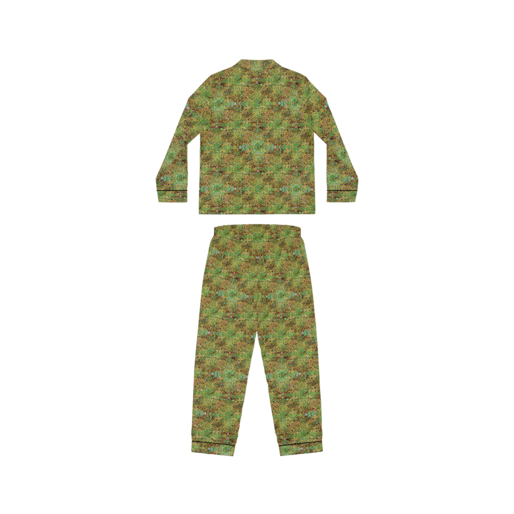 Women's Satin Pajamas - Hidden Weave No.6