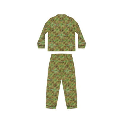 Women's Satin Pajamas - Hidden Weave No.6