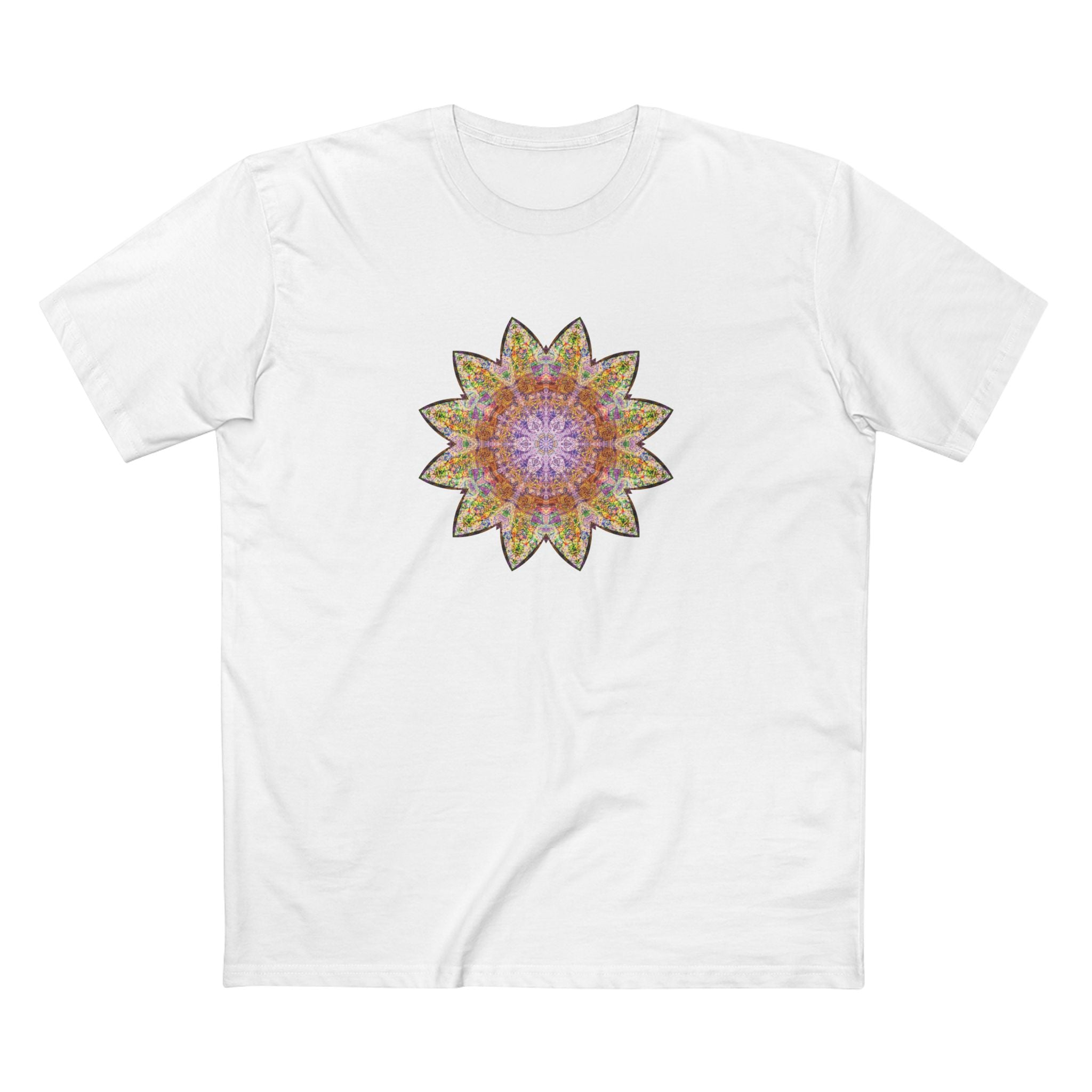 Men's Staple Tee - Love Light Mandalas No.14