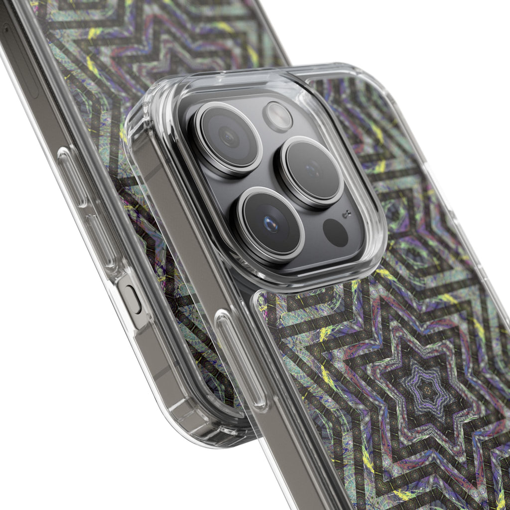 iPhone 15 Clear Case – P5 Kaleidoscopic No.1
