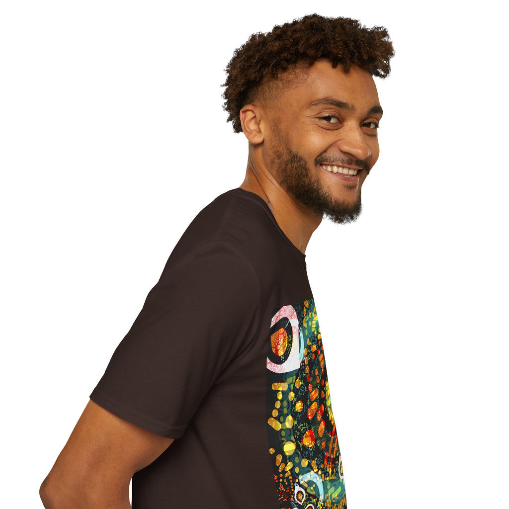 Unisex Softstyle T-Shirt - Psychedelic QR No.1