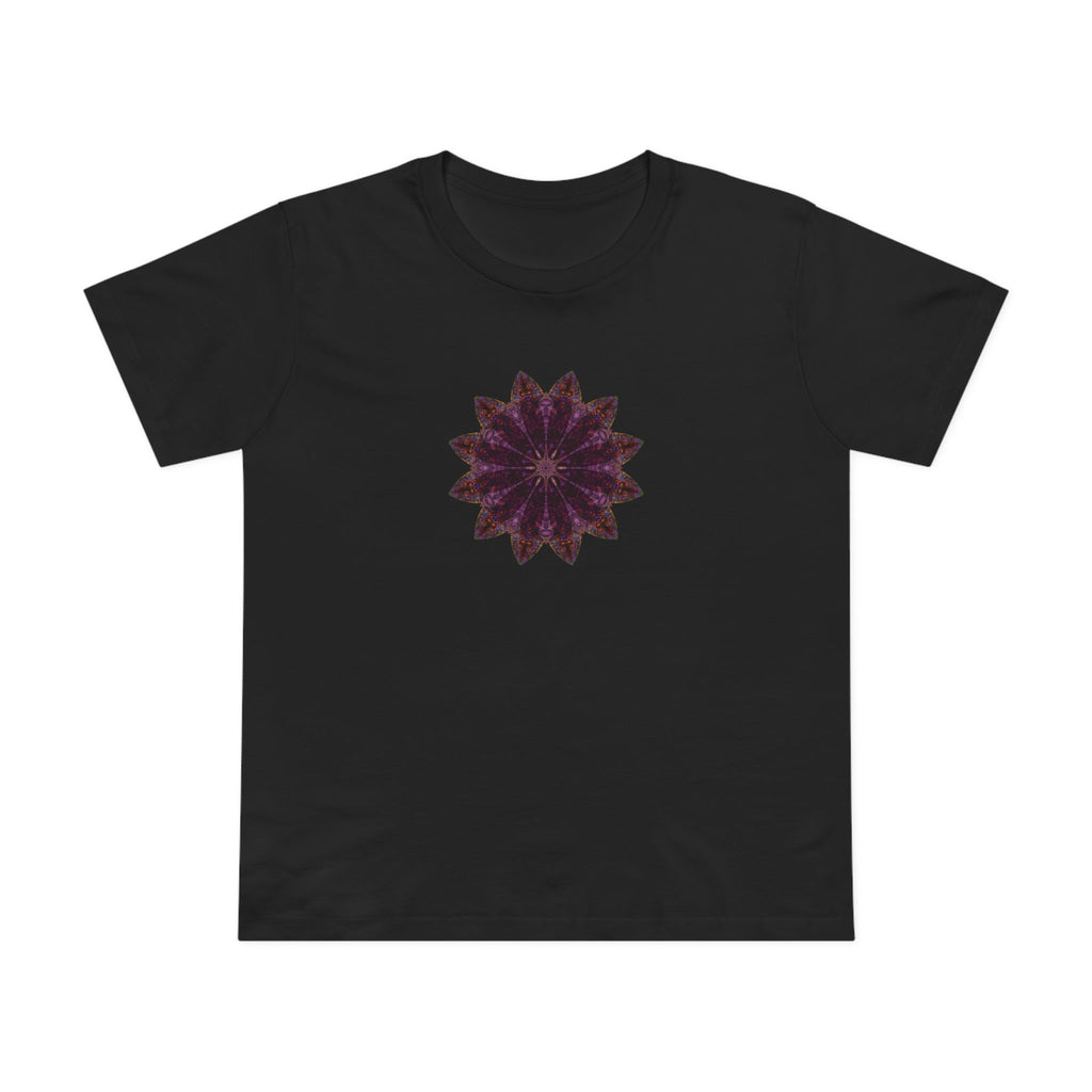 Women’s Maple Tee - Love Light Mandalas No.15