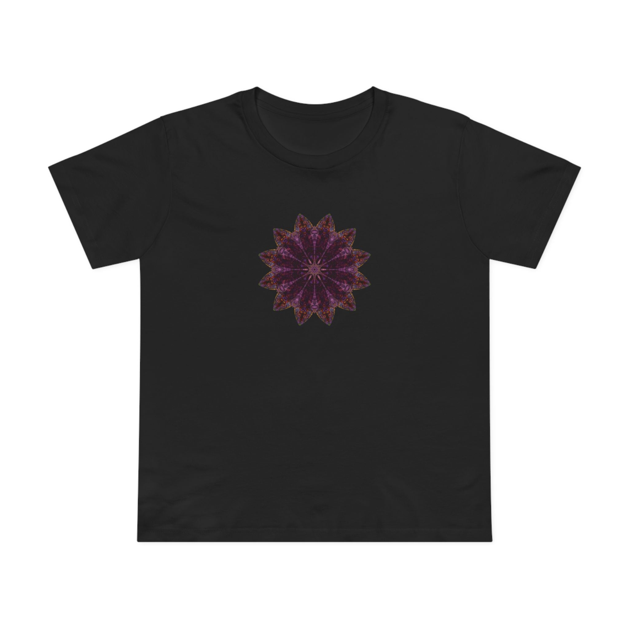 Women’s Maple Tee - Love Light Mandalas No.15
