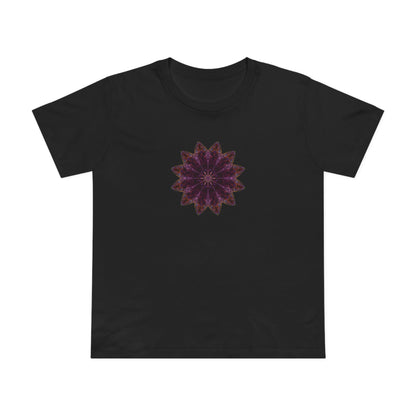 Women’s Maple Tee - Love Light Mandalas No.15