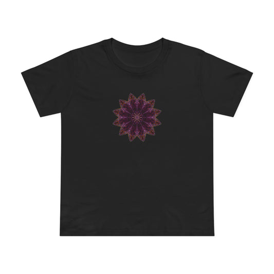 Women’s Maple Tee - Love Light Mandalas No.15