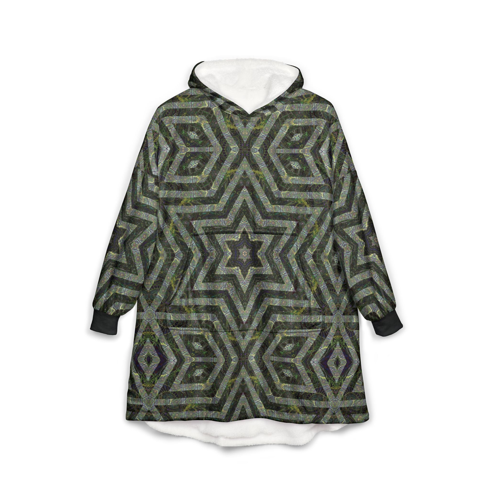 Unisex Hooded Blanket - P5 Kaleidoscopic No. 9