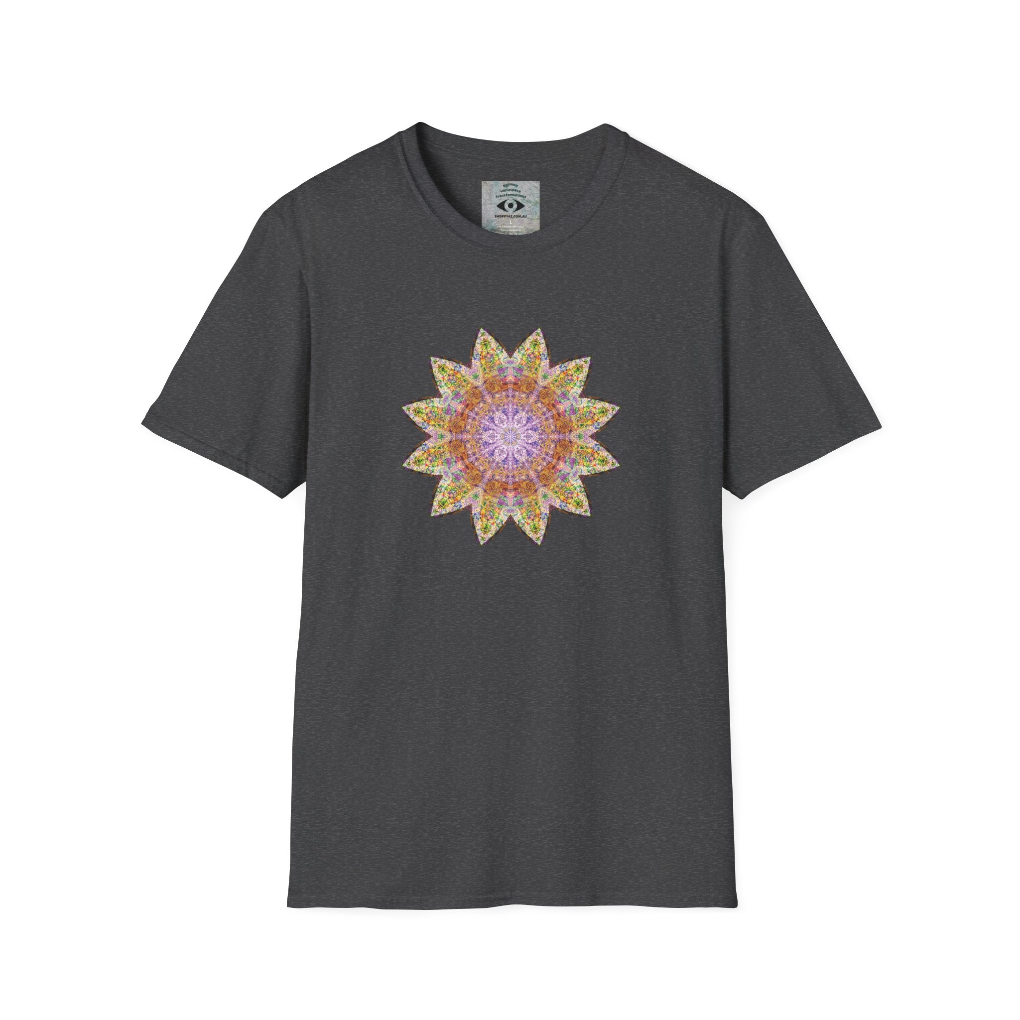 Unisex Softstyle T-Shirt - Love Light Mandalas No.14