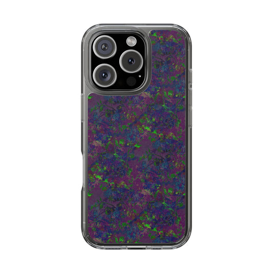 iPhone 16 Clear Case – Hidden Weave Series V3 No.23