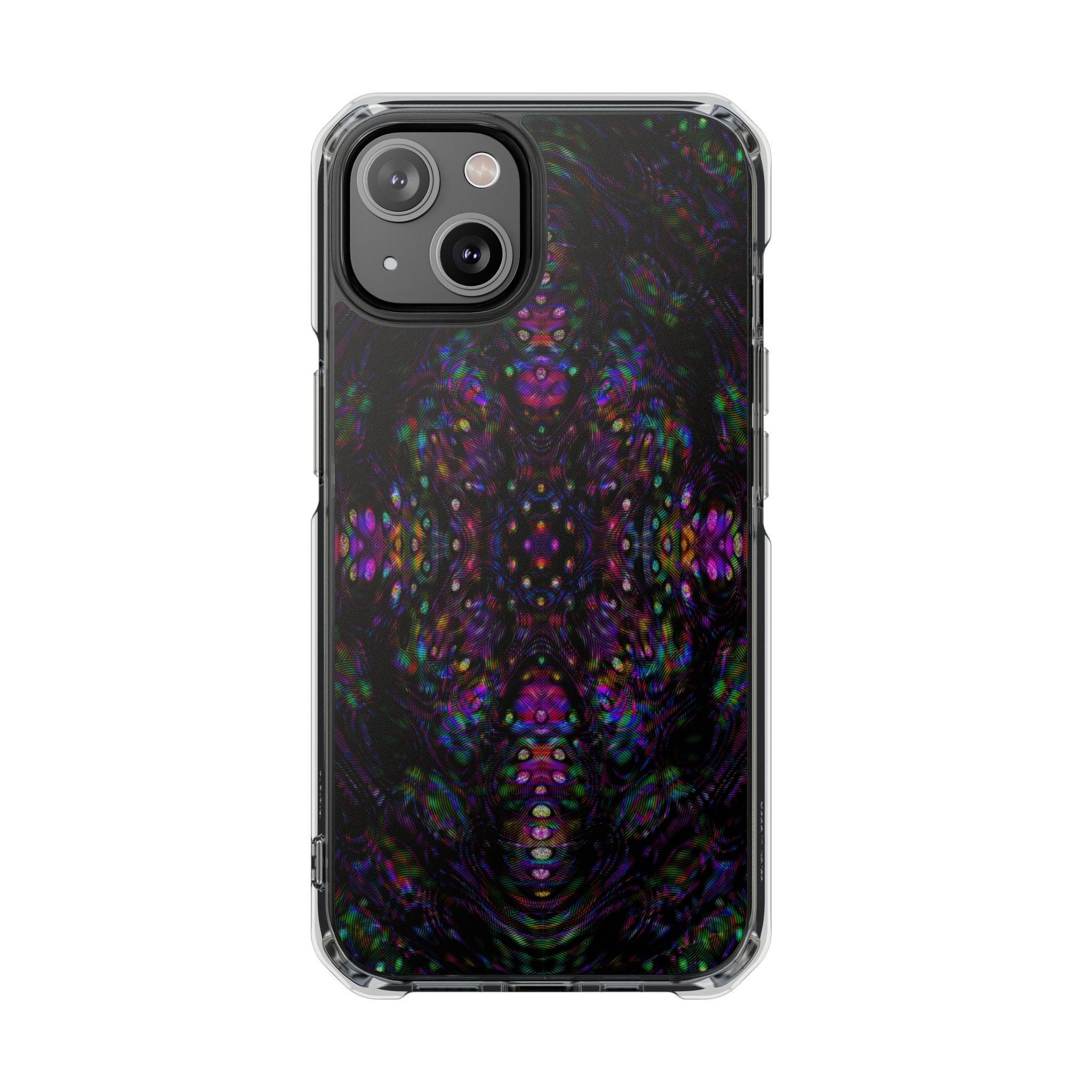 iPhone 14 Magnetic Clear Impact Case - DMT Scribe Tiles No.3