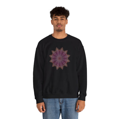 Unisex Heavy Blend™ Crewneck Sweatshirt - Love Light Mandalas No.6