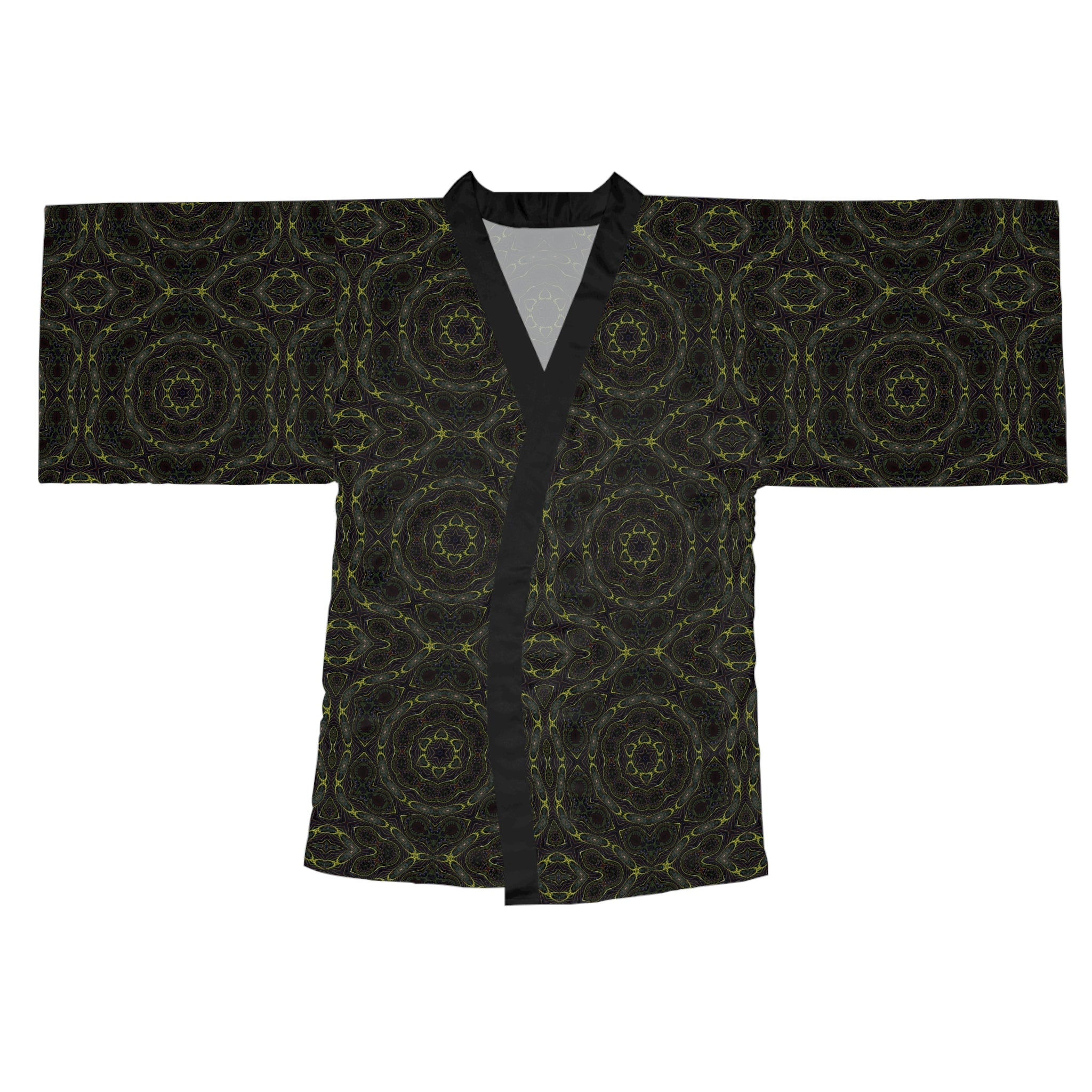Long Sleeve Kimono Robe - P5 Kaleidoscopic No.4