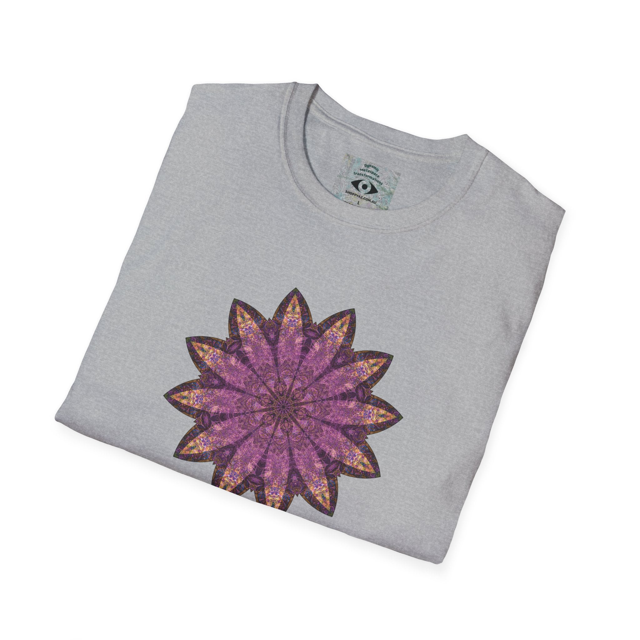 Unisex Softstyle T-Shirt - Love Light Mandalas No.16