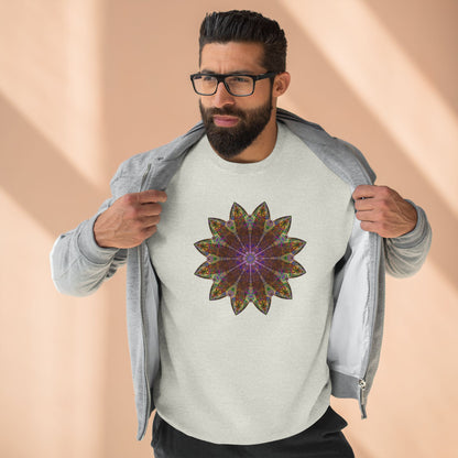Unisex Crewneck Sweatshirt - Love Light Mandalas No.13