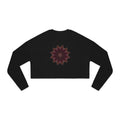 Women's Cropped Sweatshirt - Love Light Mandalas No.5