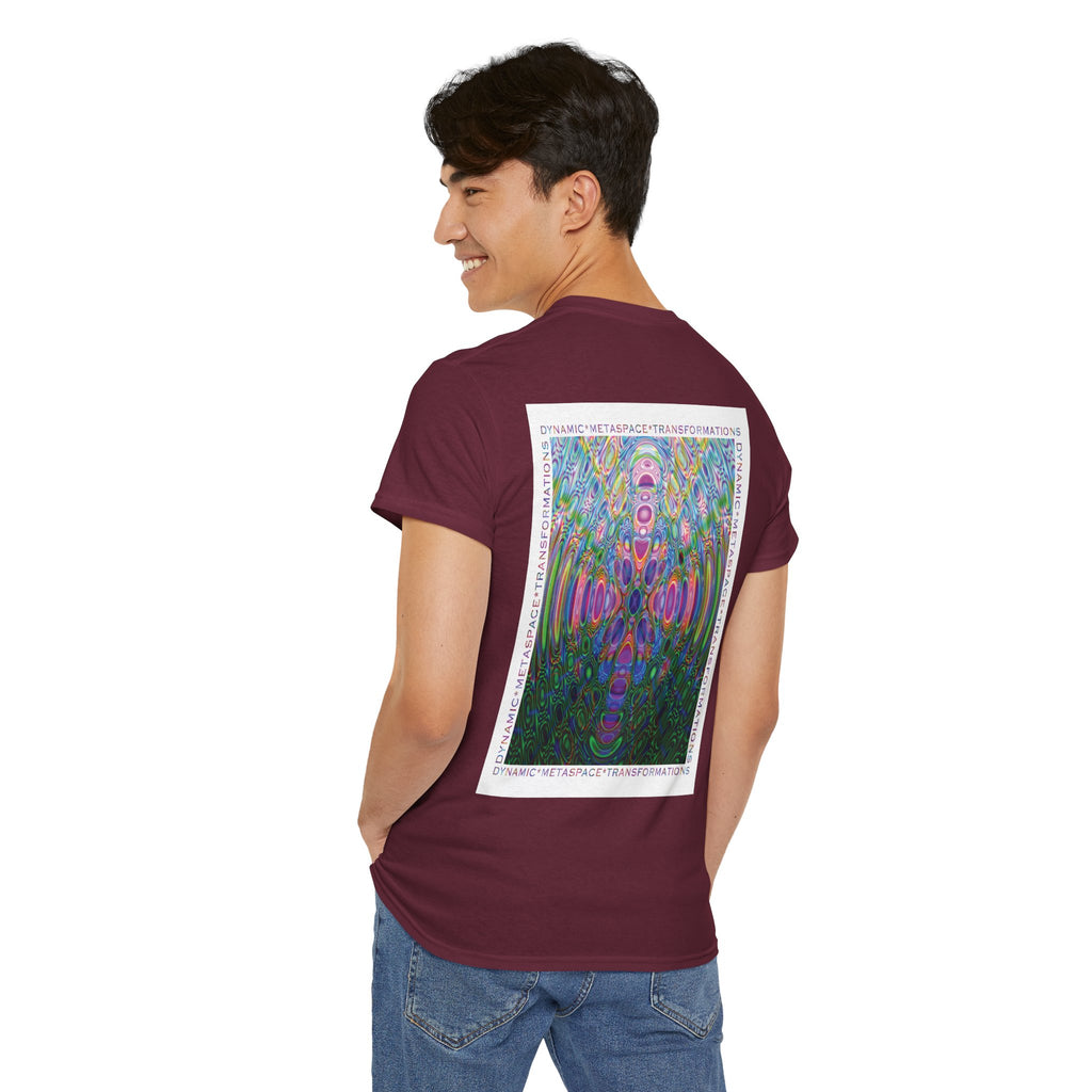 Unisex Heavy Cotton Tee (Back) - DMT Seer No.2