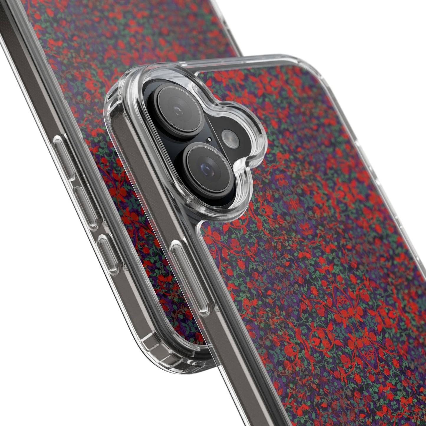 iPhone 16 Clear Case – Hidden Weave Series No.25