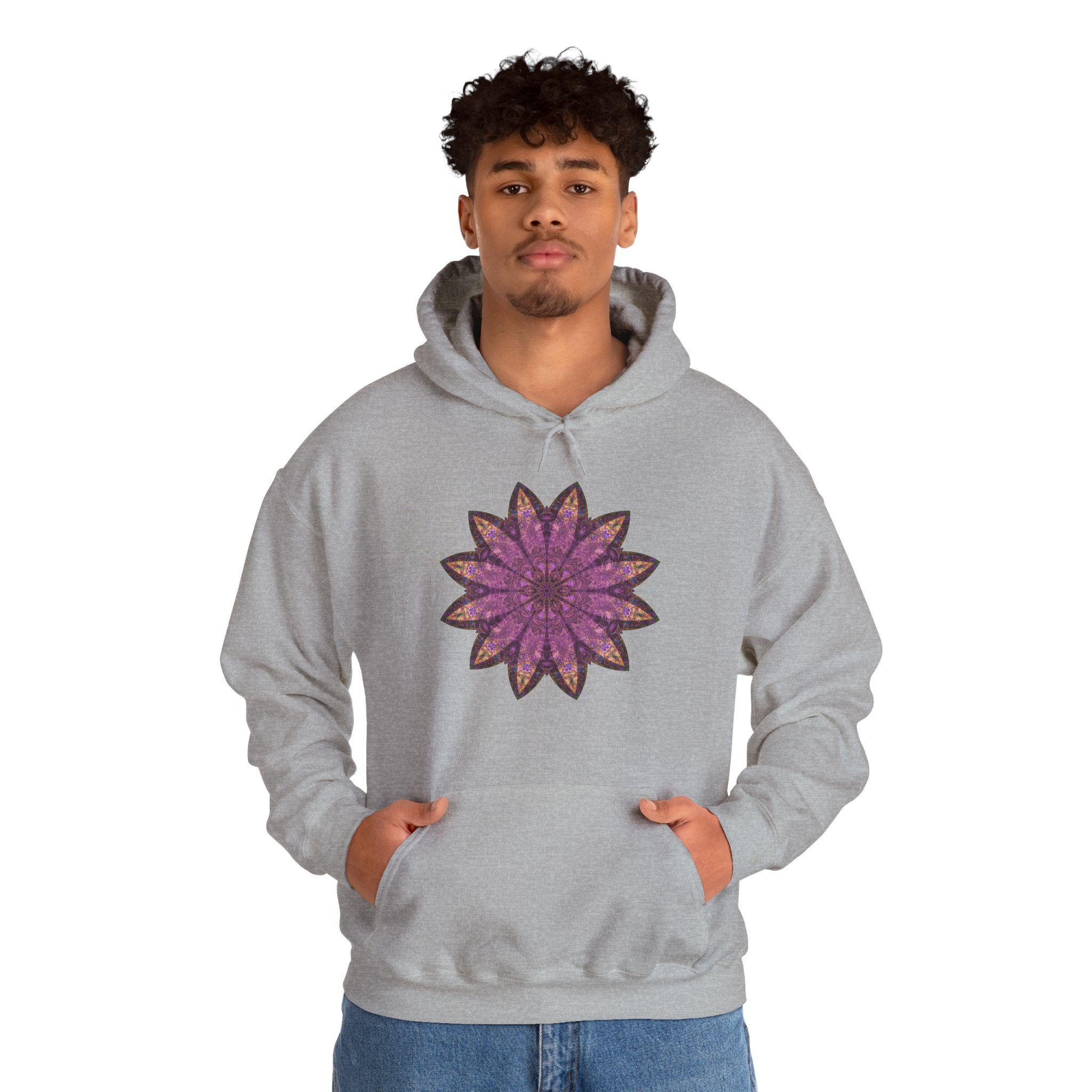 Unisex Heavy Blend™ Hooded Sweatshirt - Love Light Mandalas No.16