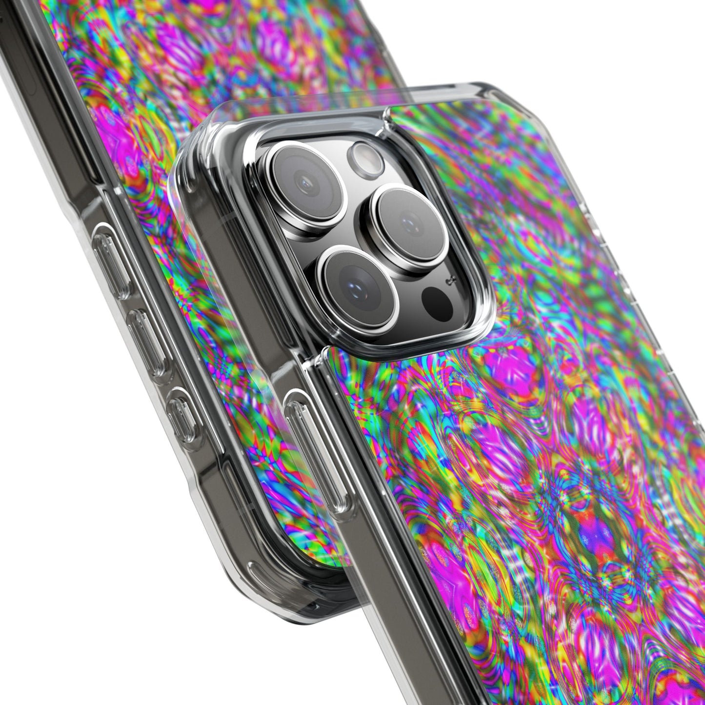 iPhone 16 Magnetic Clear Impact Case - DMT Scribe Tiles No.4