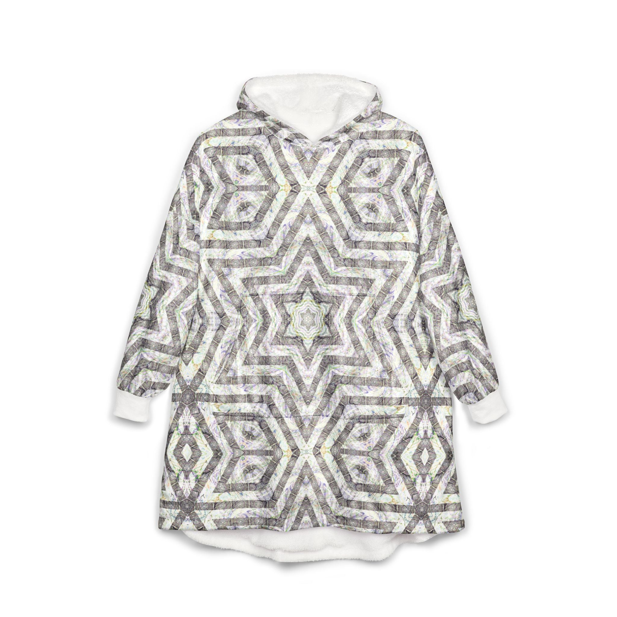 Unisex Hooded Blanket - P5 Kaleidoscopic No. 19