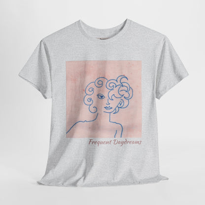 Unisex Heavy Cotton Tee - Frequent Daydreams Sketch No.47