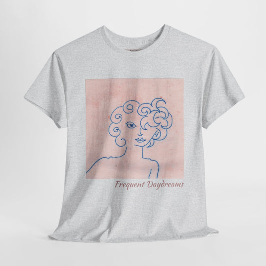 Unisex Heavy Cotton Tee - Frequent Daydreams Sketch No.47