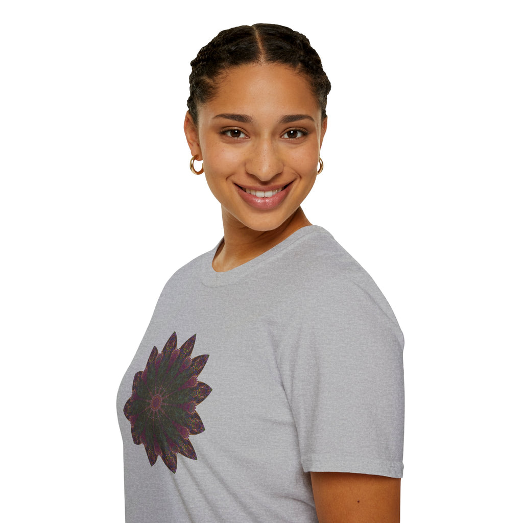 Unisex Softstyle T-Shirt - Love Light Mandalas No.7